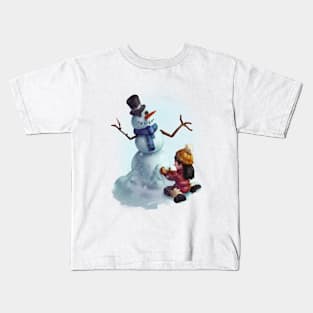 Snowman Kids T-Shirt